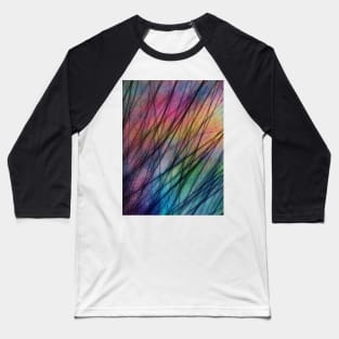 Tropical Feather Abstract II Baseball T-Shirt